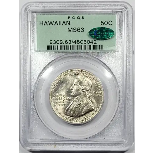 Classic Commemorative Silver--- Hawaiian Sesquicentennial 1928 -Silver- 0.5 Dollar