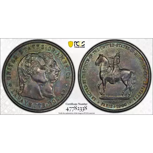 Classic Commemorative Silver--- Lafayette Dollar 1900