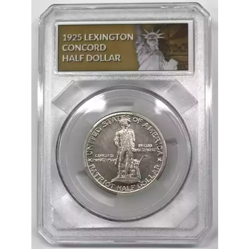 Classic Commemorative Silver--- Lexington - Concord Sesquicentennial 1925 -Silver- 0.5 Dollar
