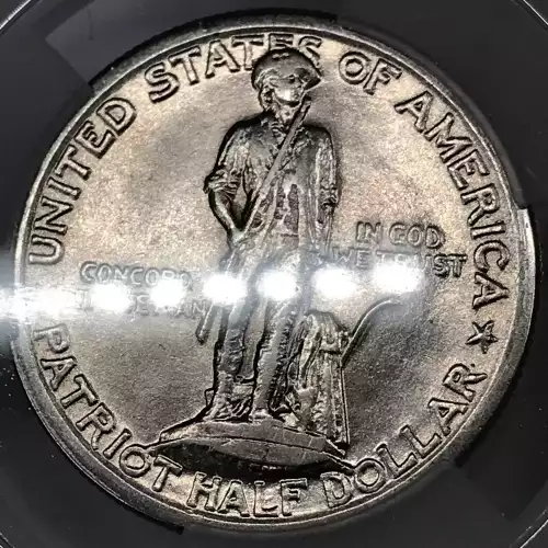 Classic Commemorative Silver--- Lexington - Concord Sesquicentennial 1925 -Silver- 0.5 Dollar (4)