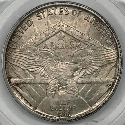 Classic Commemorative Silver--- Robinson Arkansas Centennial 1935-1939-Silver- 0.5 Dollar (3)