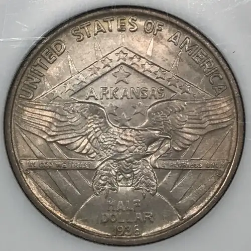 Classic Commemorative Silver--- Robinson Arkansas Centennial 1935-1939-Silver- 0.5 Dollar (3)