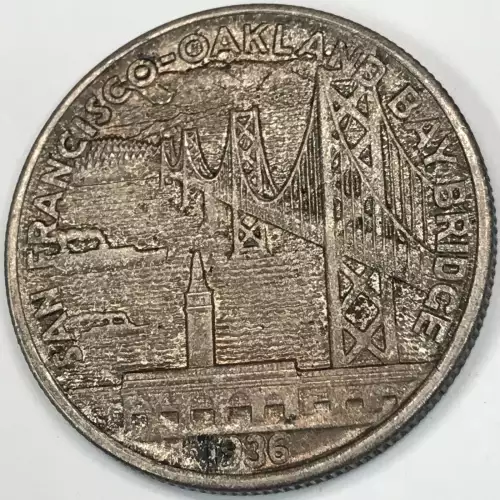 Classic Commemorative Silver--- San Francisco - Oakland Bay Bridge Opening 1936 -Silver- 0.5 Dollar (4)