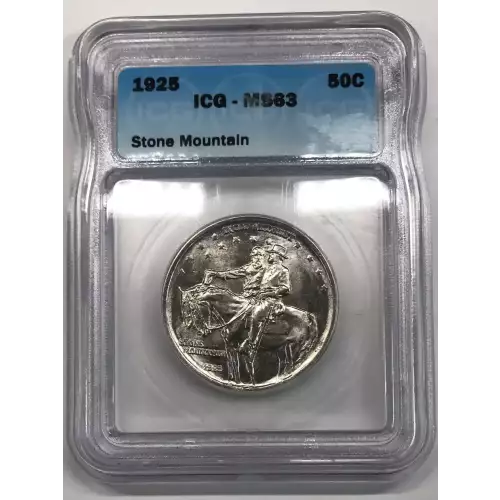 Classic Commemorative Silver--- Stone Mountain Memorial 1925 -Silver- 0.5 Dollar