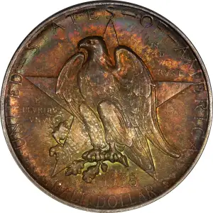 Classic Commemorative Silver--- Texas Independence Centennial 1934-1938-Silver- 0.5 Dollar