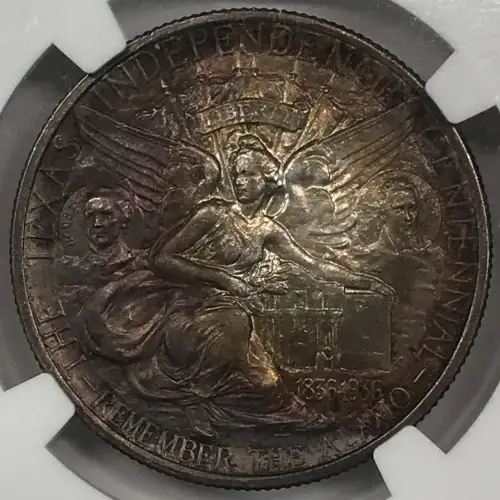 Classic Commemorative Silver--- Texas Independence Centennial 1934-1938-Silver- 0.5 Dollar