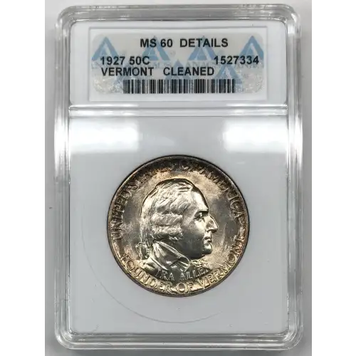 Classic Commemorative Silver--- Vermont Sesquicentennial 1927-Silver- 0.5 Dollar