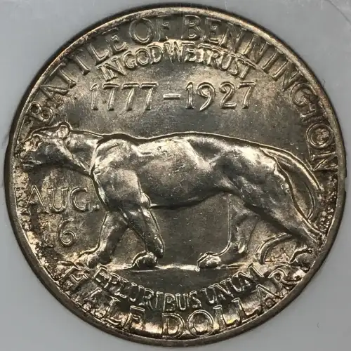 Classic Commemorative Silver--- Vermont Sesquicentennial 1927-Silver- 0.5 Dollar (3)