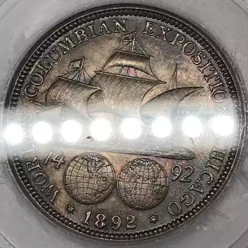 Classic Commemorative Silver--- World's Columbian Exposition Half Dollar 1892 - 1893 -Silver- 0.5 Dollar (3)