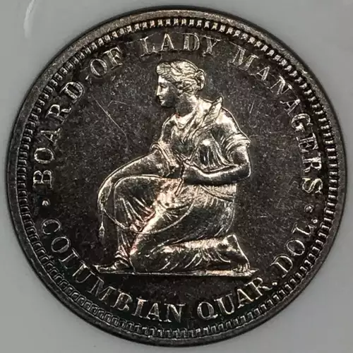 Classic Commemorative Silver--- World's Columbian Exposition, Isabella Quarter 1893-Silver- 0.25 Dollar (4)