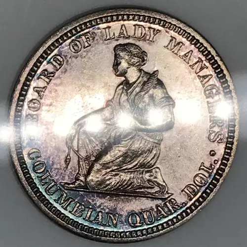 Classic Commemorative Silver--- World's Columbian Exposition, Isabella Quarter 1893-Silver- 0.25 Dollar (5)