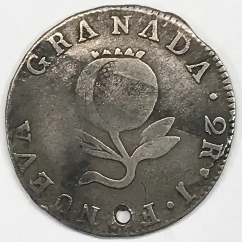 COLOMBIA Silver 2 REALES (2)