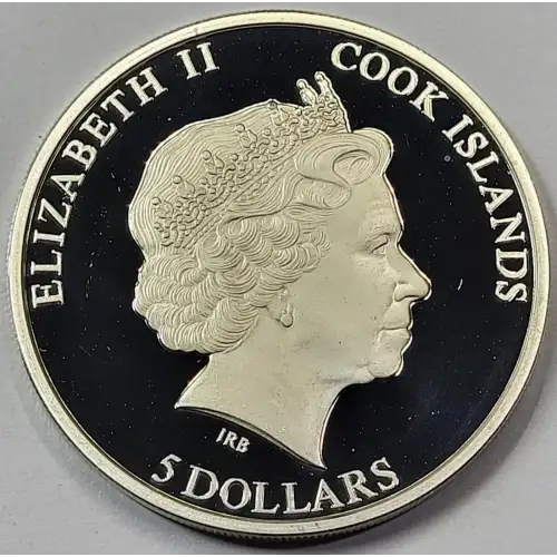 COOK ISLANDS Silver 5 DOLLARS (2)