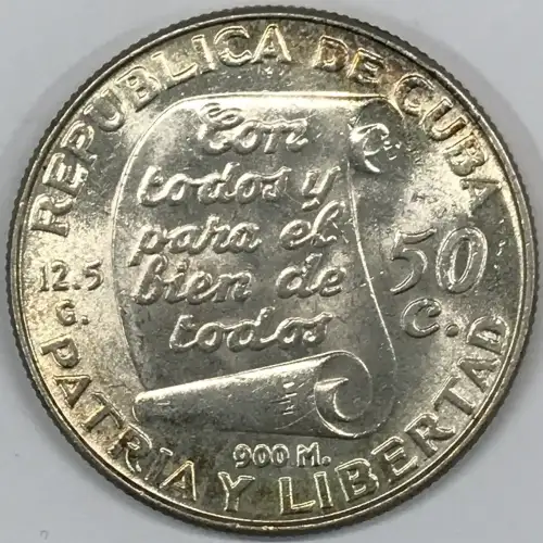 Cuba Silver 50 CENTAVOS (2)