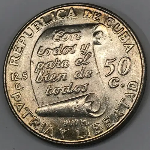 Cuba Silver 50 CENTAVOS (4)