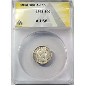 Dimes---Barber or Liberty Head 1892-1916 -Silver- 1 Dime