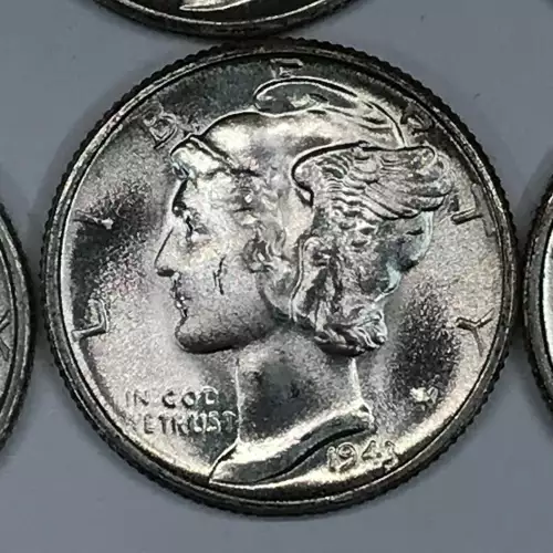 Dimes---Winged Liberty Head or Mercury 1916-1945 -Silver- 1 Dime