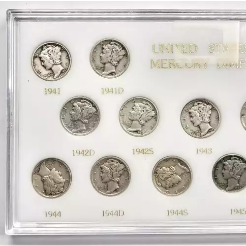 Dimes---Winged Liberty Head or Mercury 1916-1945 -Silver- 1 Dime