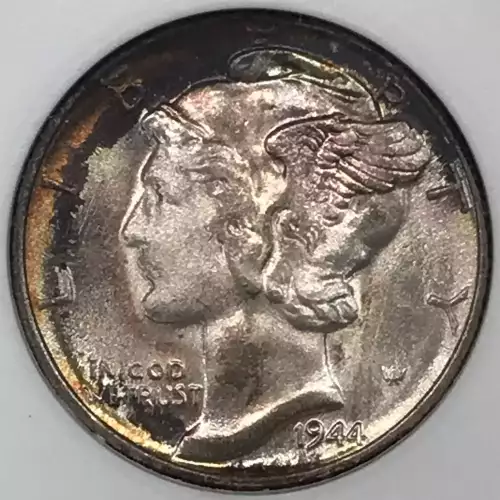 Dimes---Winged Liberty Head or Mercury 1916-1945 -Silver- 1 Dime (2)