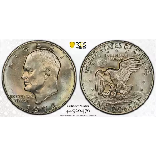 Dollars---Eisenhower 1971-1978 Copper-Nickel- 1 Dollar