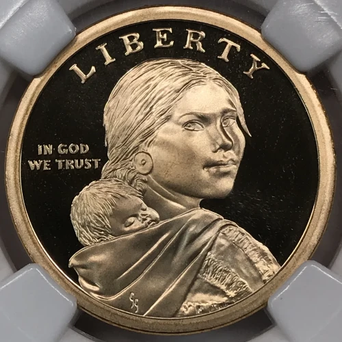 Dollars---Native American 2009-Present -Brass- 1 Dollar