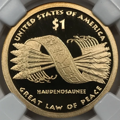 Dollars---Native American 2009-Present -Brass- 1 Dollar