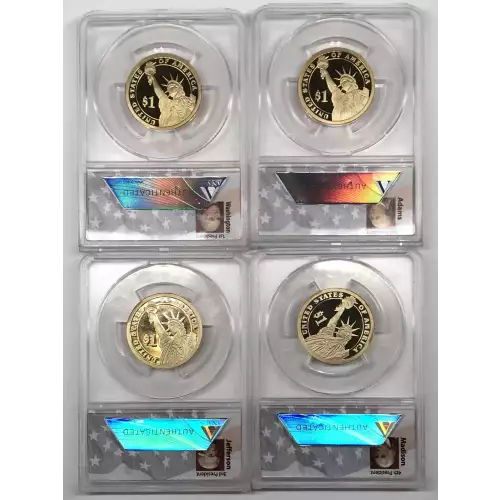 Dollars---Presidential 2007-2016, 2020 -Brass- 1 Dollar