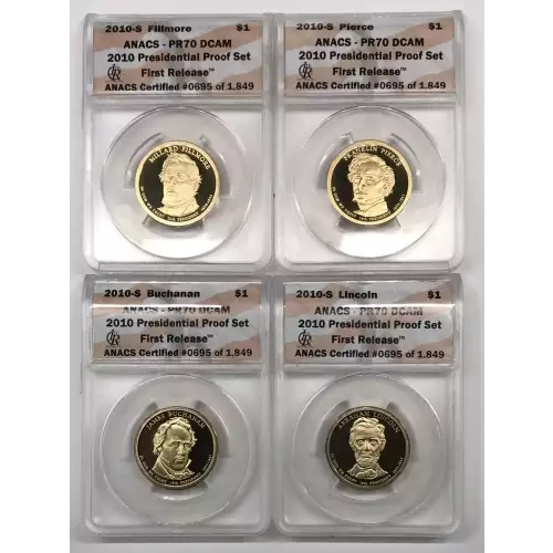 Dollars---Presidential 2007-2016, 2020 -Brass- 1 Dollar (2)