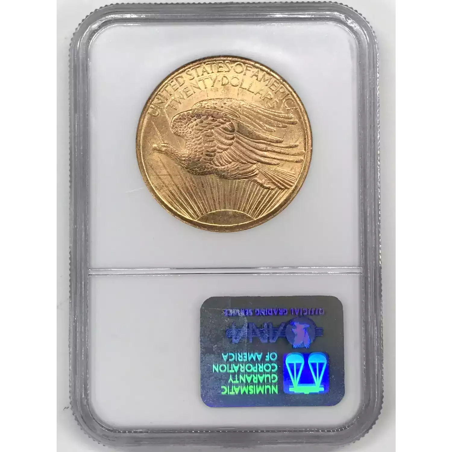 1907 Saint Gaudens $20 Gold Double Eagle NGC MS-62 CAC - Old Pueblo Coin