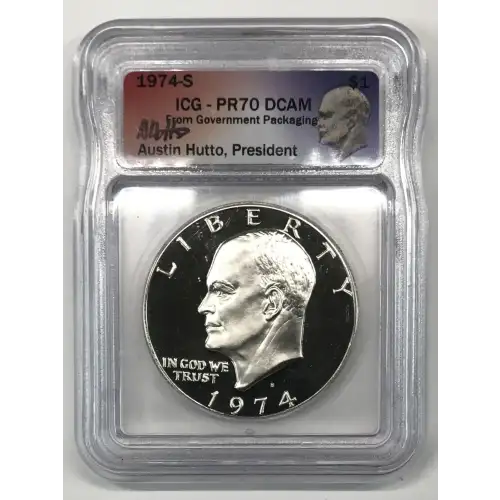 Eisenhower Silver Dollar (1971-1976) - 40% Silver