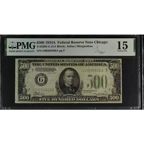 Federal Reserve Note Chicago