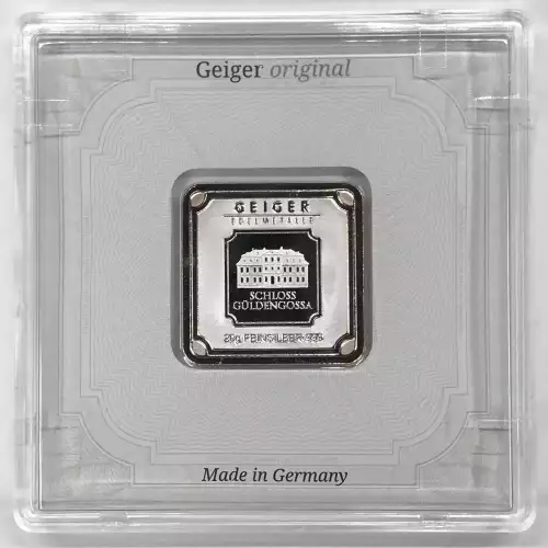 Geiger Edelmetalle 20 g Silver Bar w/ Assay [DUPLICATE for #551573] (2)