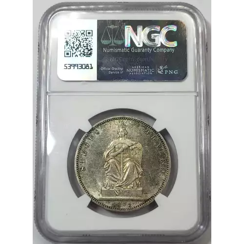 1871-A GERMAN STATES Silver THALER NGC MS-64 Victory Prussia - Old