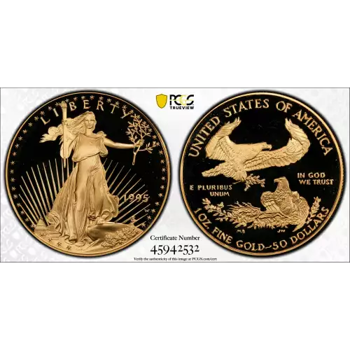 Gold Bullion-Gold Eagles--$50 Gold Eagle 1 oz -Gold- 50 Dollar