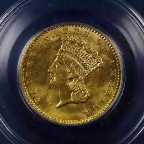 Gold Dollars---Indian Princess Head, Large Head 1856-1889 -Gold- 1 Dollar