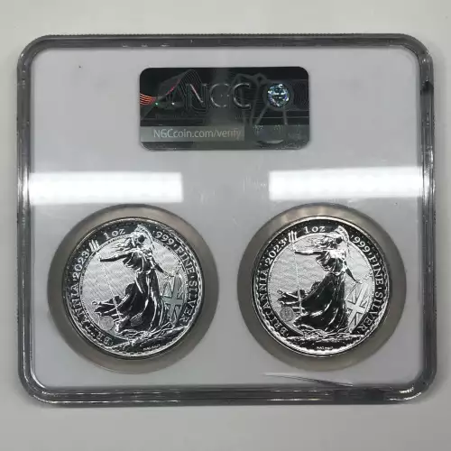 Great Britain 2 Pounds 1 oz Silver Britannia (2015)