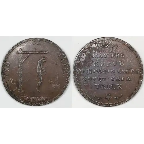 Great Britain Copper Half Penny Conder Token (generic) [eBay category UK Half Pennies: 3396]