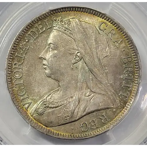 GREAT BRITAIN Silver 1/2 CROWN (2)