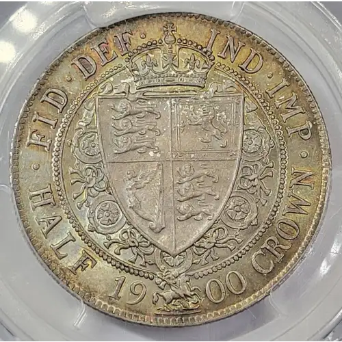 GREAT BRITAIN Silver 1/2 CROWN (5)