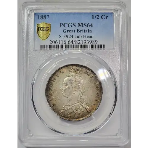 Great Britain Silver 1/2 CROWN