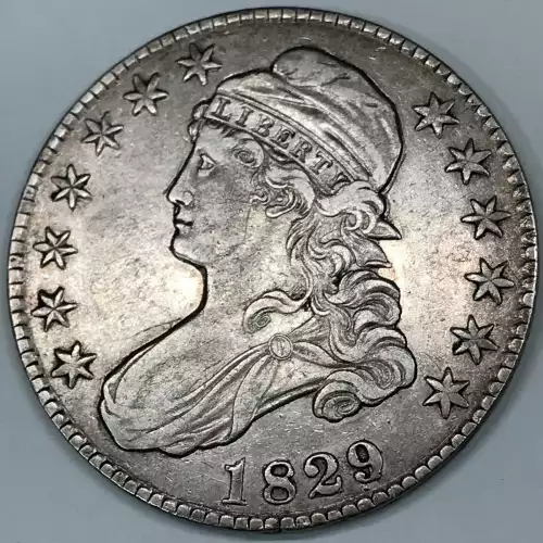 Half Dollars---Capped Bust, Lettered Edge 1807-1836 -Silver- 0.5 Dollar (4)