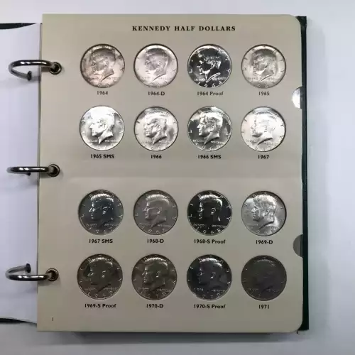 Half Dollars---Kennedy 1971-Present -Copper-Nickel- 0.5 Dollar