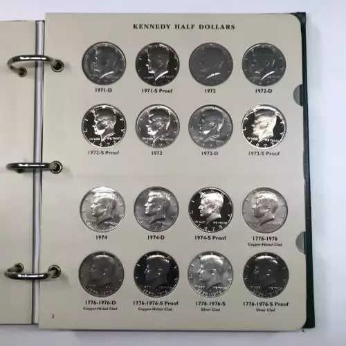 Half Dollars---Kennedy 1971-Present -Copper-Nickel- 0.5 Dollar