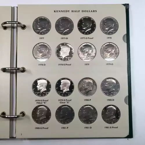 Half Dollars---Kennedy 1971-Present -Copper-Nickel- 0.5 Dollar
