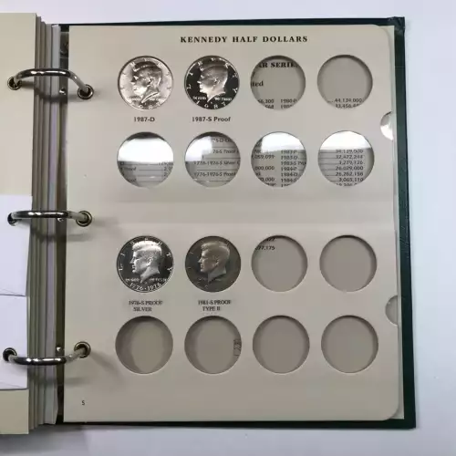 Half Dollars---Kennedy 1971-Present -Copper-Nickel- 0.5 Dollar