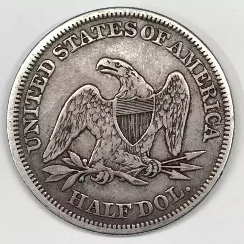 Half Dollars---Liberty Seated 1839-1891 -Silver- 0.5 Dollar (2)