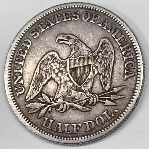 Half Dollars---Liberty Seated 1839-1891 -Silver- 0.5 Dollar (4)