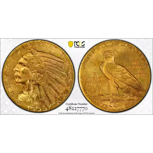 Half Eagle---Indian Head 1908-1929 -Gold- 5 Dollar