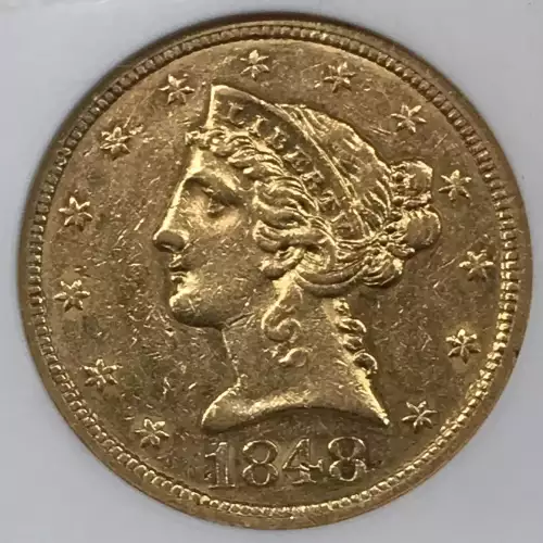 Half Eagle---Liberty Head 1839-1908 -Gold- 5 Dollar (2)