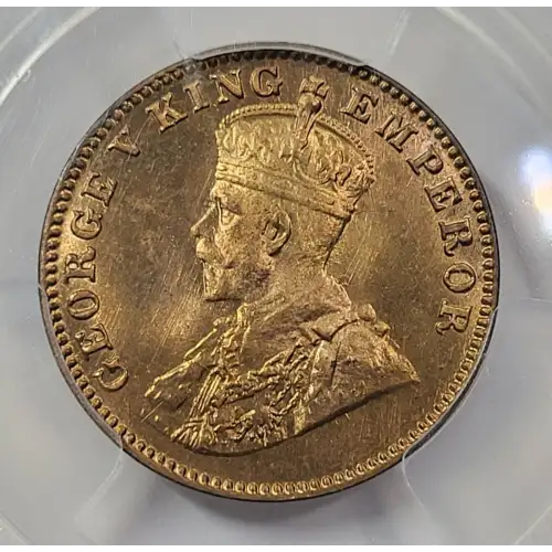 INDIA-BRITISH Bronze 1/4 ANNA (2)